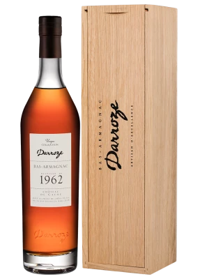 Арманьяк Bas-Armagnac Darroze Unique Collection Chateau de Gaube a Perquie, , wooden box 1962 0.7 л
