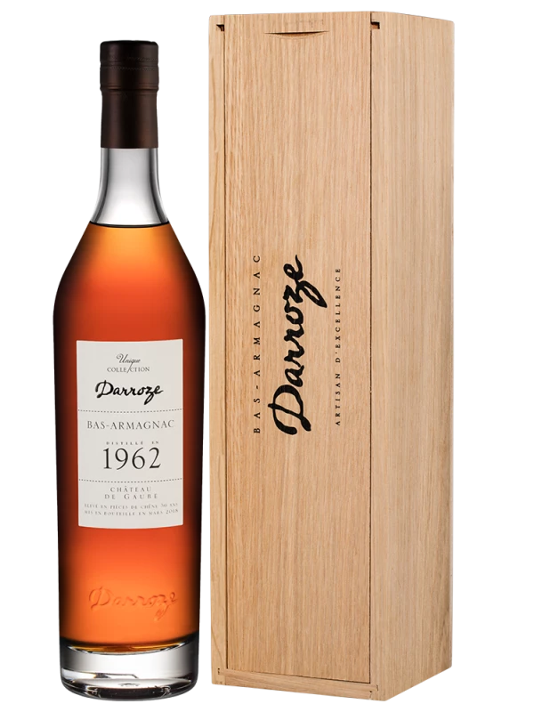 Bas-Armagnac Darroze Unique Collection Chateau de Gaube a Perquie, , wooden box