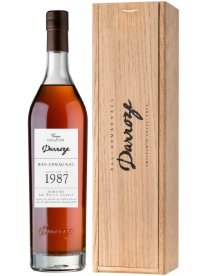 Арманьяк Darroze, Bas-Armagnac Domaine de Petit Lassis, wooden box 1987 0.7 л