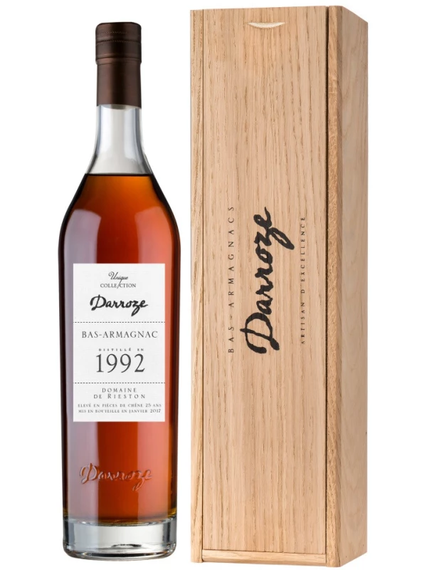 Darroze, Bas-Armagnac Domaine de Rieston, wooden box