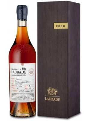 Арманьяк Chateau de Laubade Cask Strength, wooden box 2000 0.7 л
