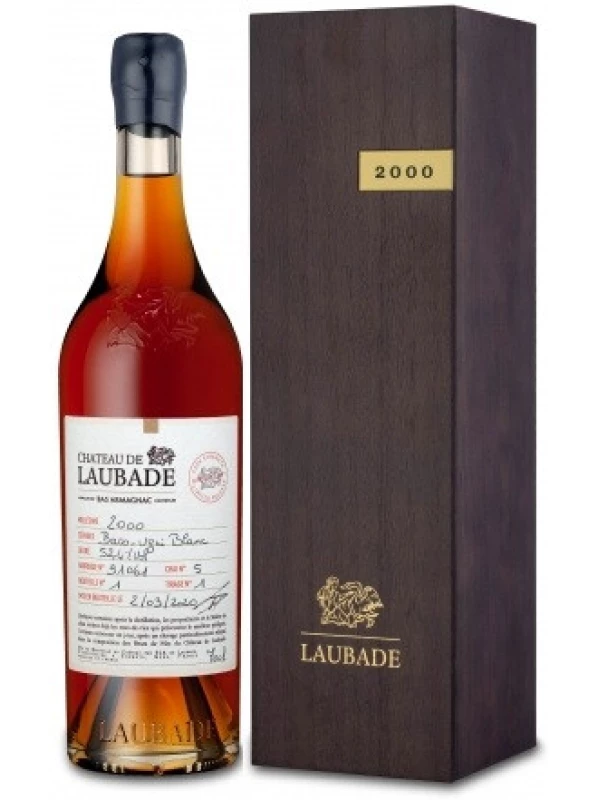 Chateau de Laubade Cask Strength, wooden box
