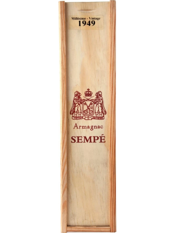 Millesime, Armagnac AOC, wooden box