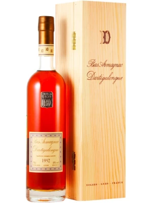 Арманьяк Dartigalongue, Bas Armagnac AOC wooden box 1992 0.5 л
