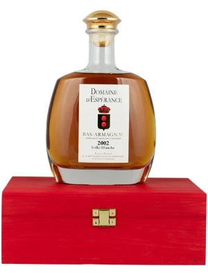 Арманьяк Domaine d'Esperance, Bas-Armagnac AOC Folle Blanche gift box 2002 0.7 л