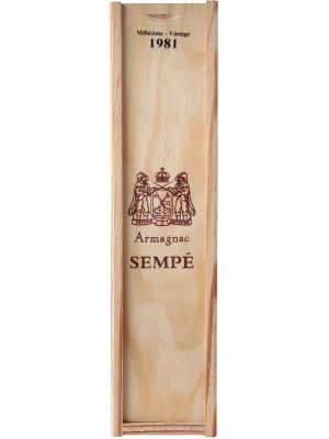 Арманьяк Millesime, Armagnac AOC, wooden box 1981 0.5 л