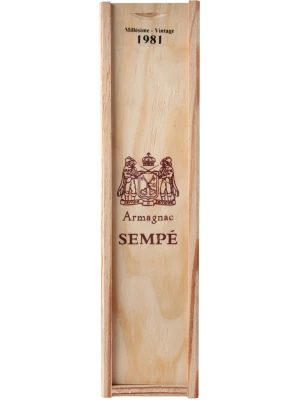 Арманьяк Millesime, Armagnac AOC, wooden box 1981 0.5 л