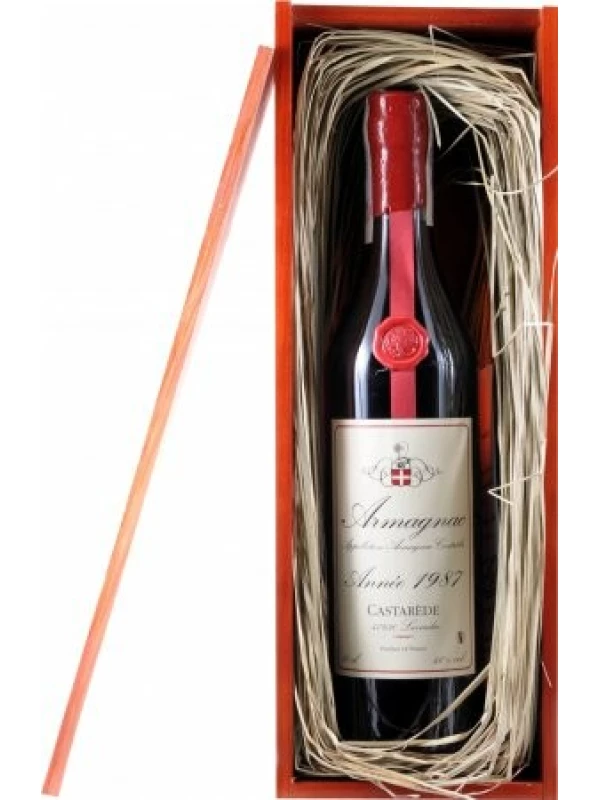 Castarede Armagnac AOC, wooden box