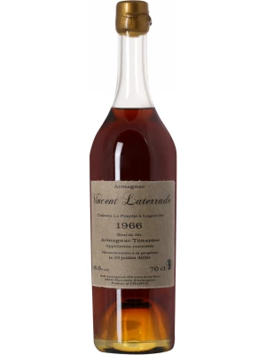 Арманьяк Fitte et Laterrade, Chateau la Pouche a Lagraulet, Armagnac Tenareze AOC 1966 0.7 л