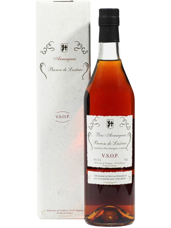 Baron de Lustrac VSOP, Bas Armagnac AOC, gift box