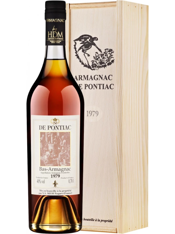 De Pontiac Vintage, Bas-Armagnac AOC, wooden box