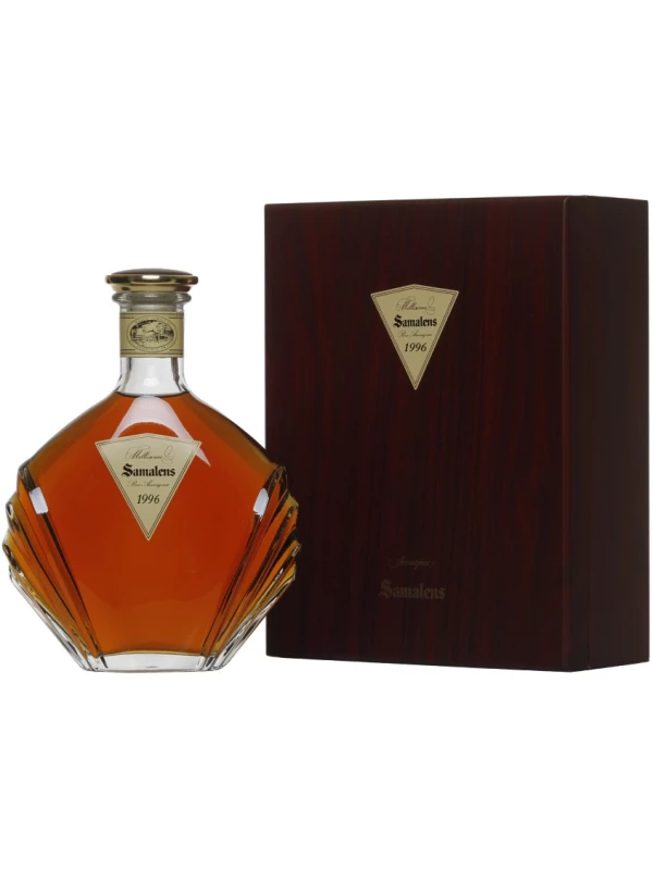 Samalens, Millesime Bas Armagnac, wooden box