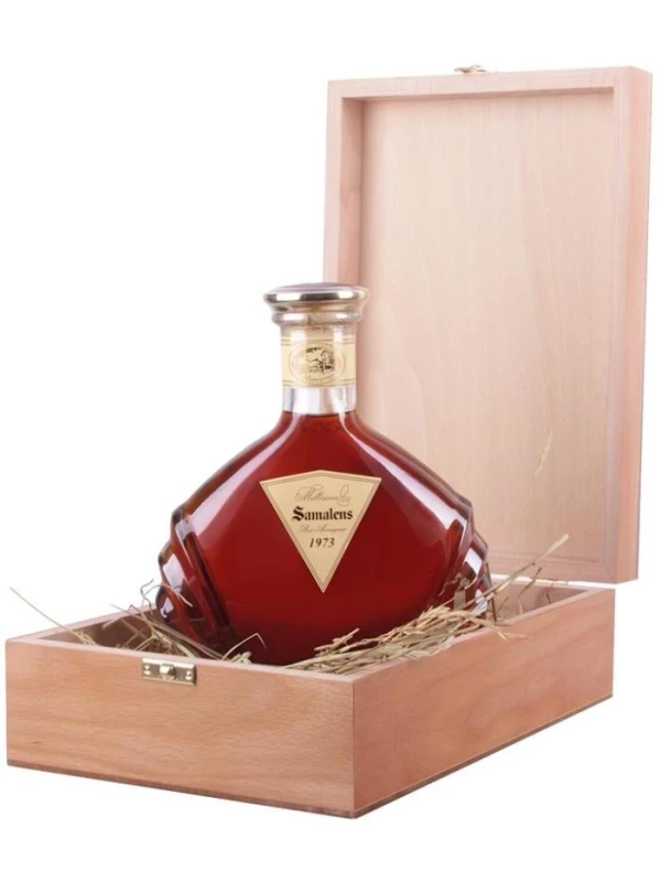 Samalens, Millesime Bas Armagnac, wooden box
