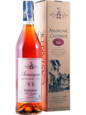 Арманьяк Castarede, Castarede VS, Armagnac AOC, gift box 0.7 л