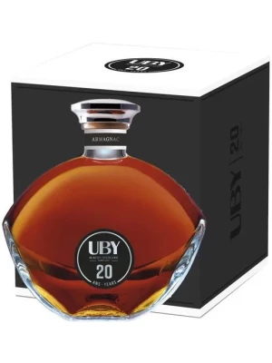 Арманьяк Uby 20 Years Old. Armagnac AOC, gift box 0.5 л