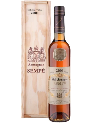 Арманьяк Millesime, Armagnac AOC, wooden box 2001 0.5 л