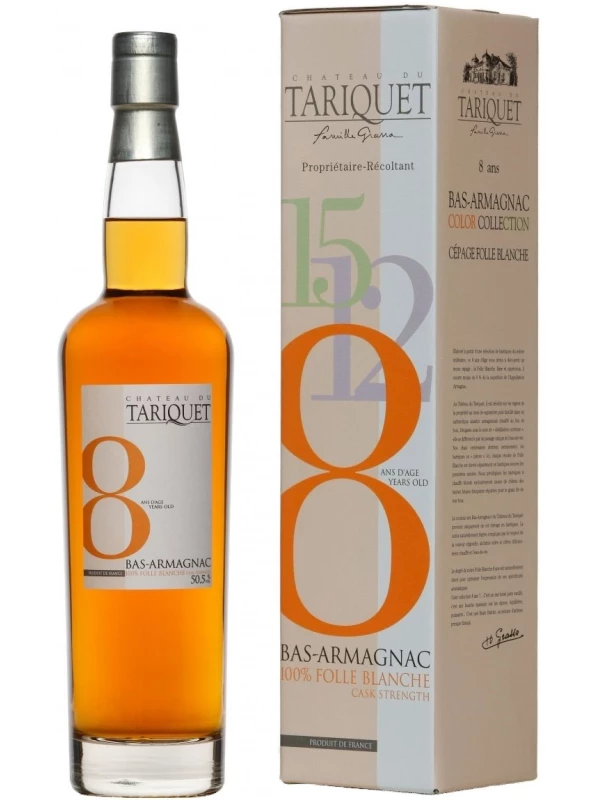 Chateau du Tariquet Folle Blanche 8 years, Bas-Armagnac AOC, gift box