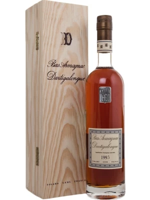 Арманьяк Dartigalongue, Bas Armagnac AOC wooden box 1993 0.5 л