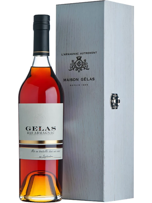 Gelas, Bas Armagnac, White wooden box