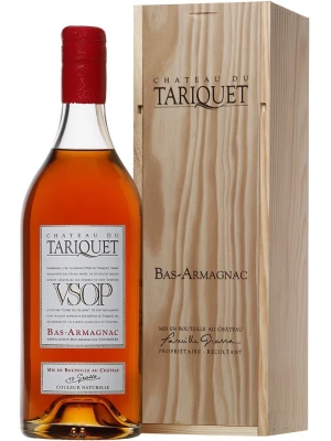 Арманьяк Chateau du Tariquet VSOP, Bas-Armagnac AOC, wooden box 2.5 л