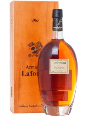 Арманьяк Lafontan Millesime wooden box 1963 0.7 л
