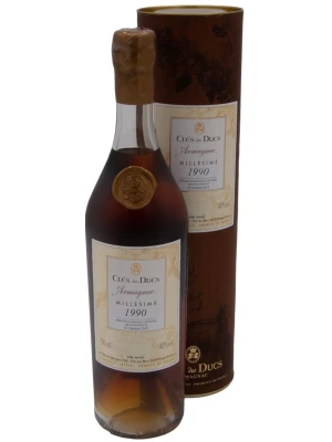 Арманьяк Cles des Ducs Millesime, Armagnac AOC, gift box 1990 0.7 л