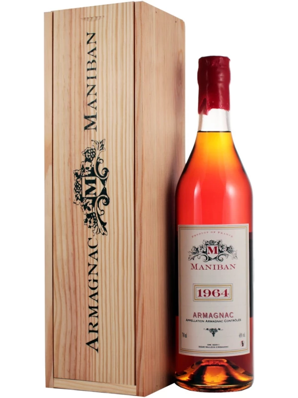 Castarede, Maniban Armagnac AOC wooden box