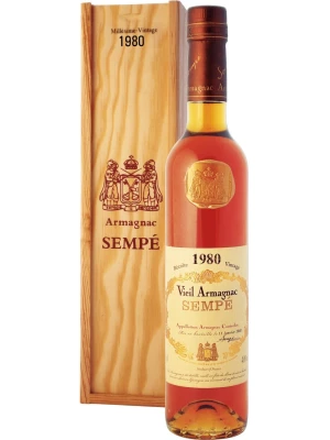 Арманьяк Millesime, Armagnac AOC, wooden box 1980 0.5 л