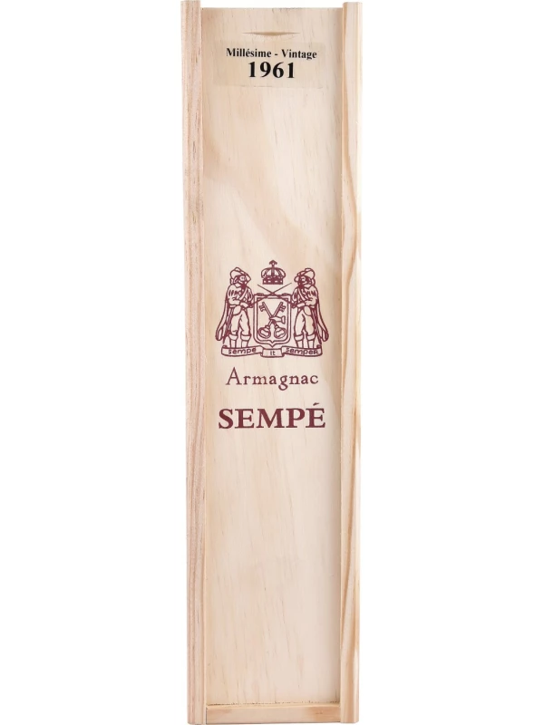 Millesime, Armagnac AOC, wooden box