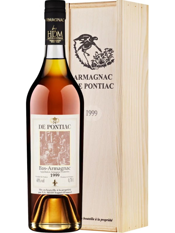 De Pontiac Vintage, Bas-Armagnac AOC, wooden box