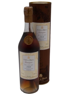 Арманьяк Cles des Ducs Millesime, Armagnac AOC, gift box 1969 0.7 л