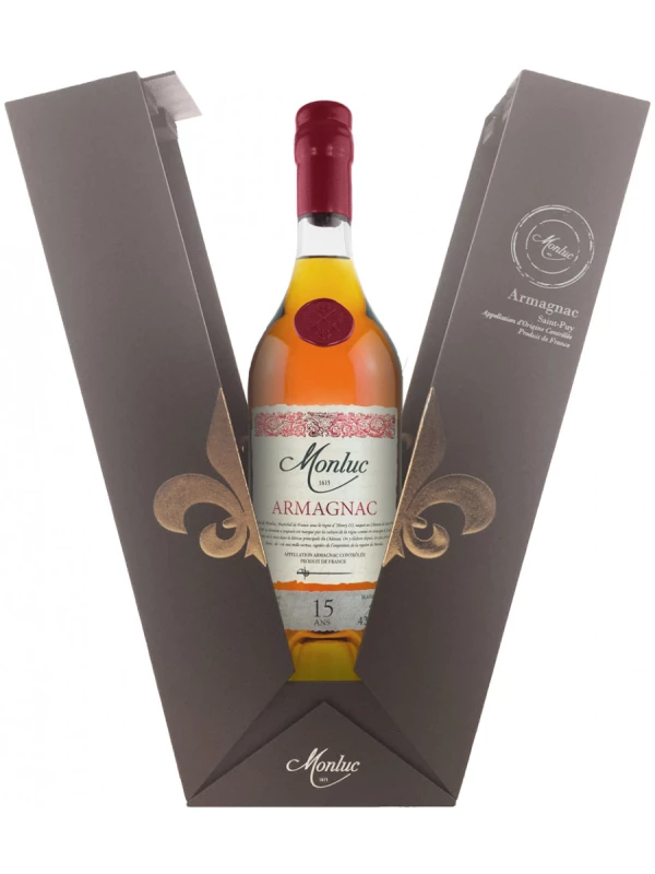 Monluc 15 Ans, Armagnac AOC, gift box