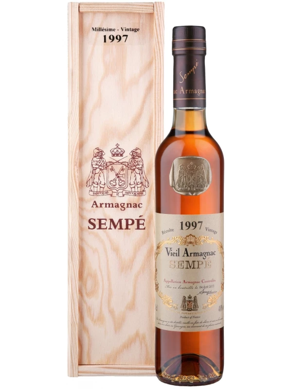 Millesime, Armagnac AOC wooden box
