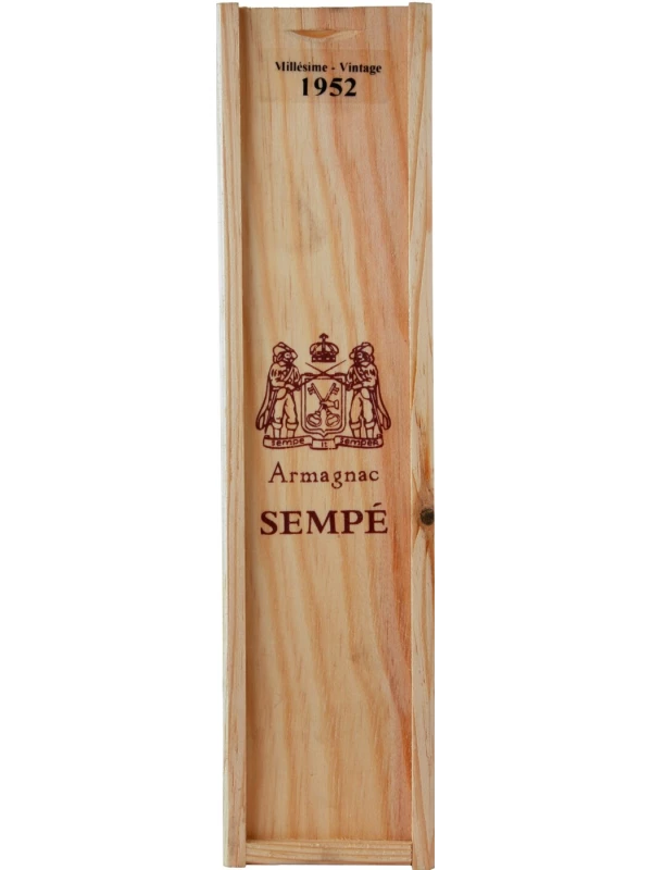 Armagnac Sempe, Millesime, Armagnac AOC, wooden box