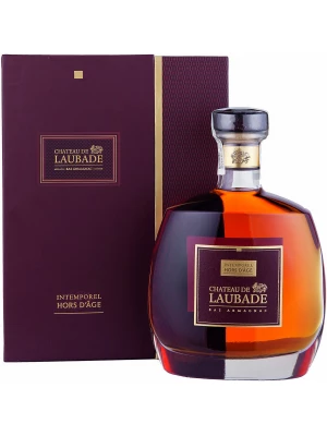 Арманьяк Chateau de Laubade, Intemporel Hors d'Age, carafe Aramis & gift box 0.7 л