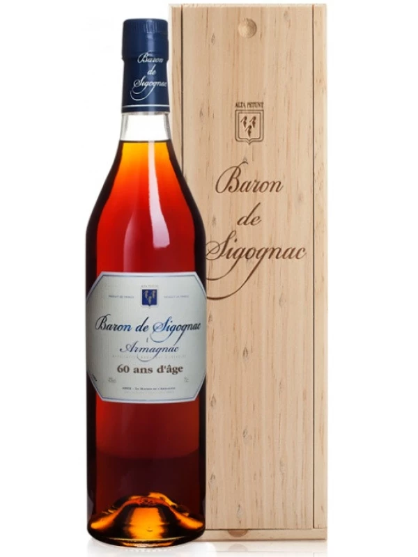 Baron de Sigognac 60 ans d'age, wooden box