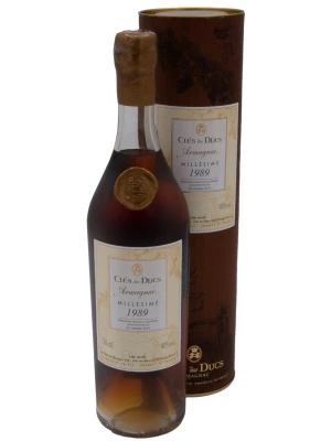 Арманьяк Cles des Ducs Millesime, Armagnac AOC, gift box 1989 0.7 л