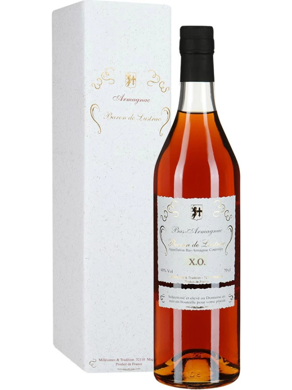 Baron de Lustrac XO, Bas Armagnac AOC, gift box