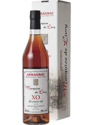 Арманьяк Marquise de Livry XO, Armagnac AOC, gift box 0.7 л