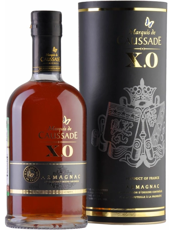Marquis de Caussade X.O., Armagnac AOC, gift box