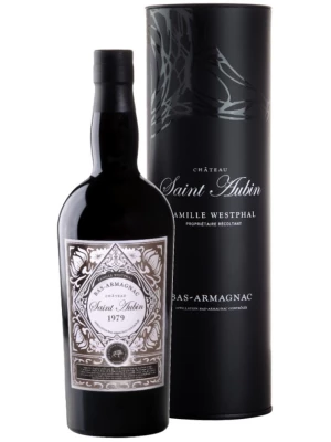 Арманьяк Saint Aubin Bas-Armagnac AOC, gift tube 1979 0.7 л