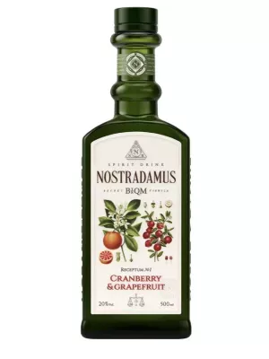 Ликер Nostradamus Cranberry & Grapefruit 0.5 л