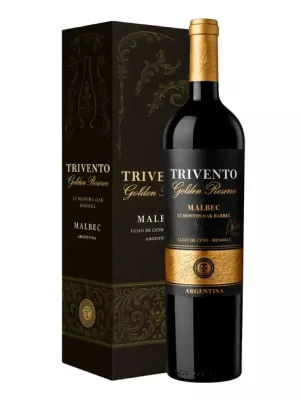 Вино Trivento, Golden Reserve Malbec, gift box 2023, 0.75 л