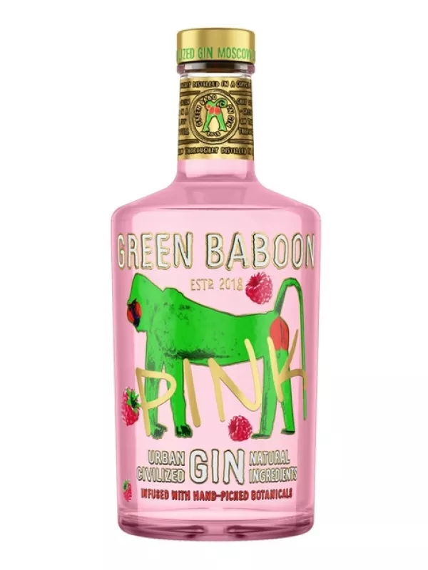 Green Baboon Pink