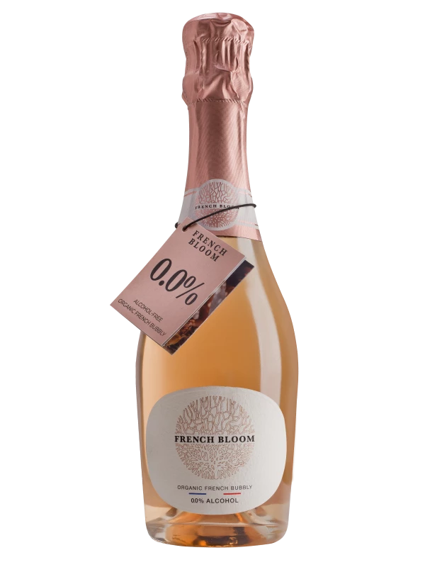 French Bloom, Organic Bubbly Le Rose Alcohol Free