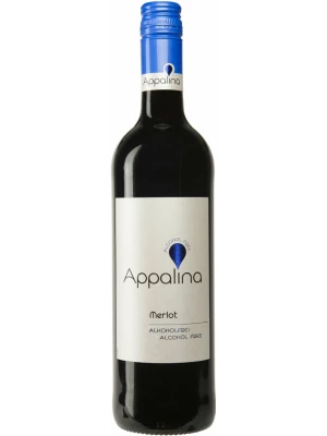 Безалкогольное вино Appalina Merlot, Alcohol Free 2022, 0.75 л