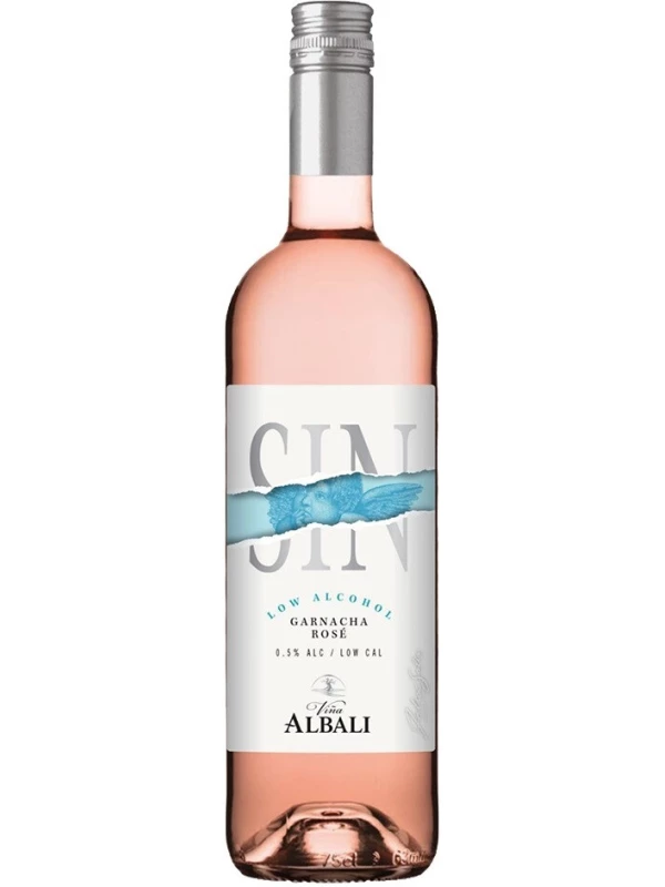 Vina Albali Garnacha Rose Low Alcohol, blue design