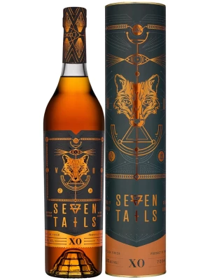 Бренди Seven Tails XO, gift tube 0.7 л