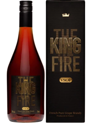 Бренди The King of Fire VSOP, gift box 0.7 л