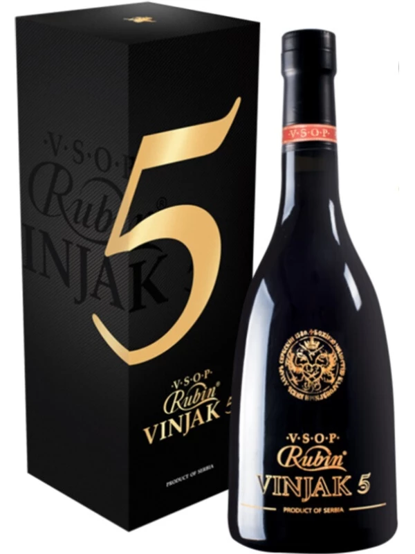 Rubin, Vinjak VSOP, 5 Years Old, gift box